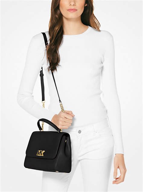 michael kors tasche mott|Mott Medium Leather Satchel .